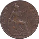 1913 HALFPENNY ( GF )