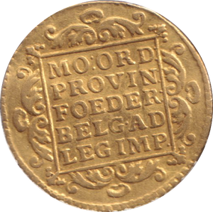 1757 GOLD DUCAT NETHERLANDS