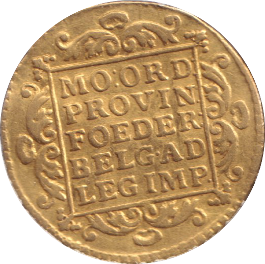 1757 GOLD DUCAT NETHERLANDS