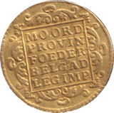 1757 GOLD DUCAT NETHERLANDS