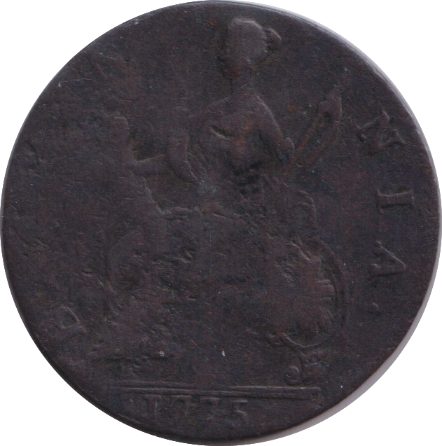 1775 HALFPENNY ( FINE )