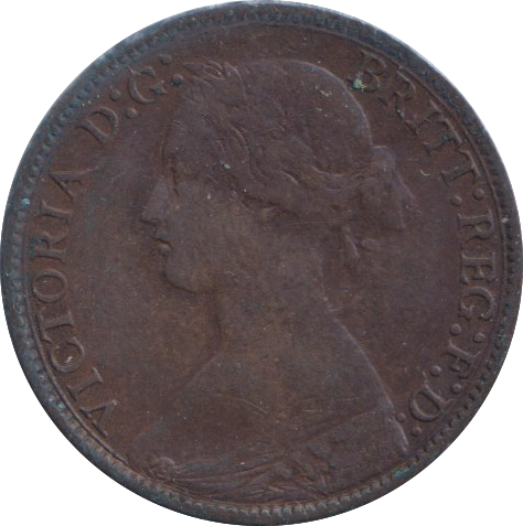 1872 FARTHING ( NF )