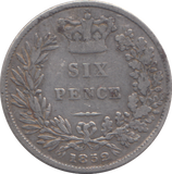 1852 SIXPENCE ( NF )