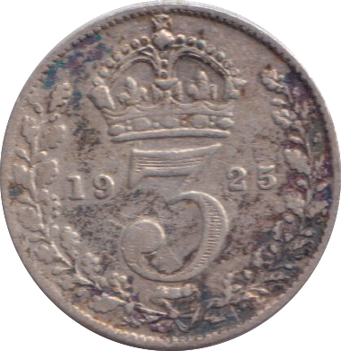 1925 THREEPENCE ( FINE )