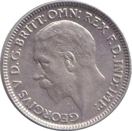 1928 SIXPENCE ( EF )