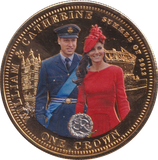 2013 WILLIAM AND CATHERINE COMMEMORATIVE CROWN