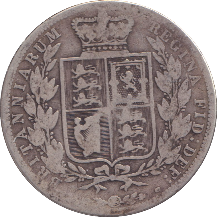 1883 HALFCROWN ( NF )