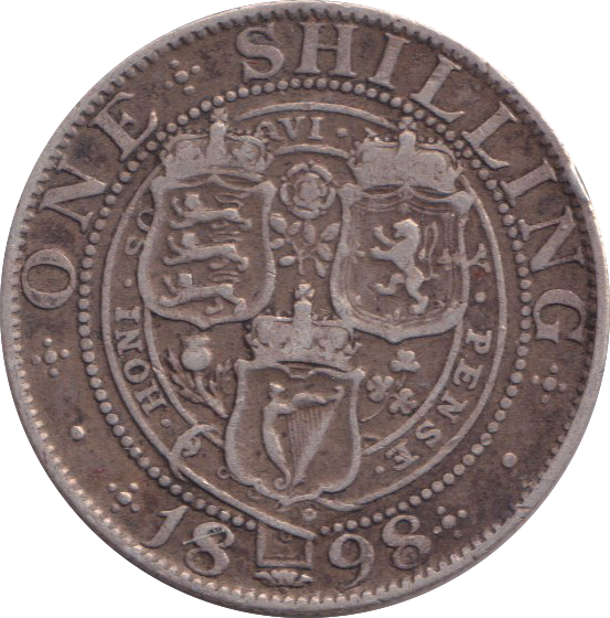1898 SHILLING ( FINE )