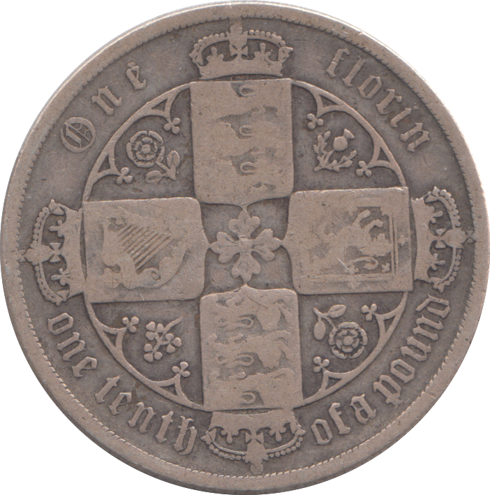 1885 FLORIN ( FINE )