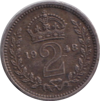 1948 MAUNDY TWOPENCE ( GF )