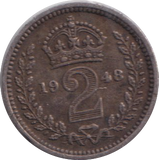 1948 MAUNDY TWOPENCE ( GF )