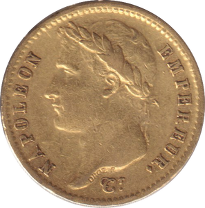 1808 GOLD 20 FRANCS FRANCE