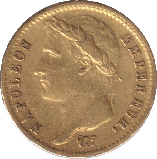 1808 GOLD 20 FRANCS FRANCE