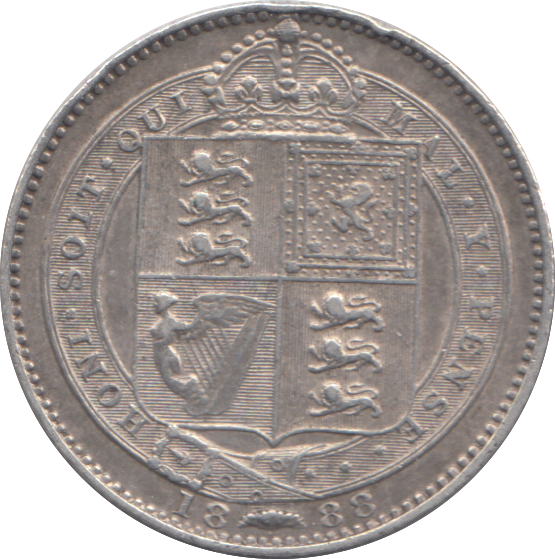 1888 SHILLING ( GF )