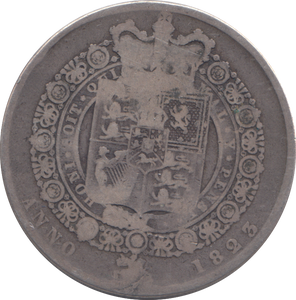 1823 HALFCROWN ( GF )