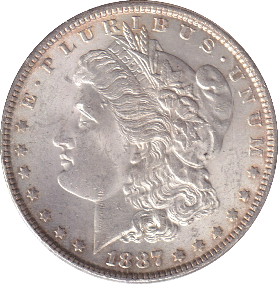 1887 SILVER DOLLAR USA