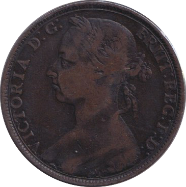 1890 PENNY ( FINE )