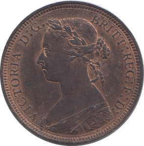 1891 HALFPENNY ( EF )