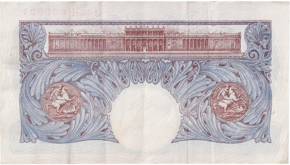 ONE POUND BANKNOTE BANK OF ENGLAND PEPPIATT £1-206