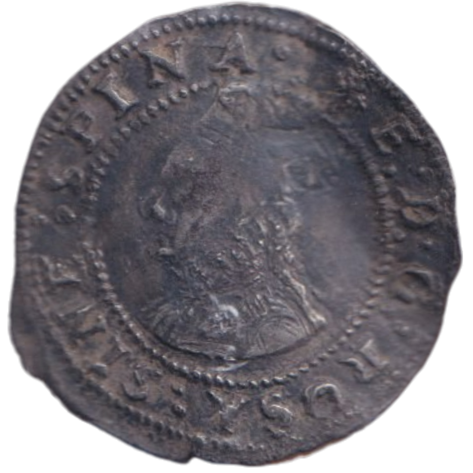 1560 SILVER HALF GROAT ELIZABETH I