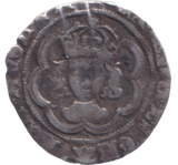 1461-1483 SILVER HALF GROAT EDWARD IV CANTERBURY MINT
