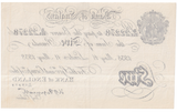 1938 WHITE FIVE POUND NOTE MAY 11TH LONDON BANK OF ENGLAND PEPPIATT OPERATION BERNHARD B5-£5
