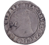 1604 SILVER SIXPENCE JAMES I