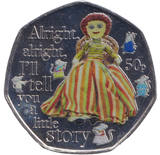 2024 COLOURED 50P BAGPUSS BU MADELINE THE RAG DOLL