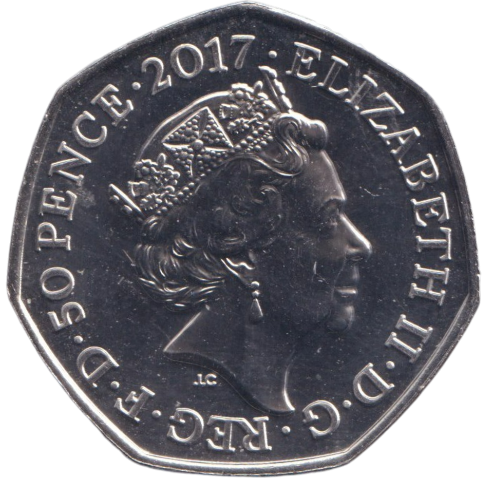 2017 BU 50P BEATRIX POTTER PETER RABBIT