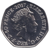 2017 BU 50P BEATRIX POTTER PETER RABBIT