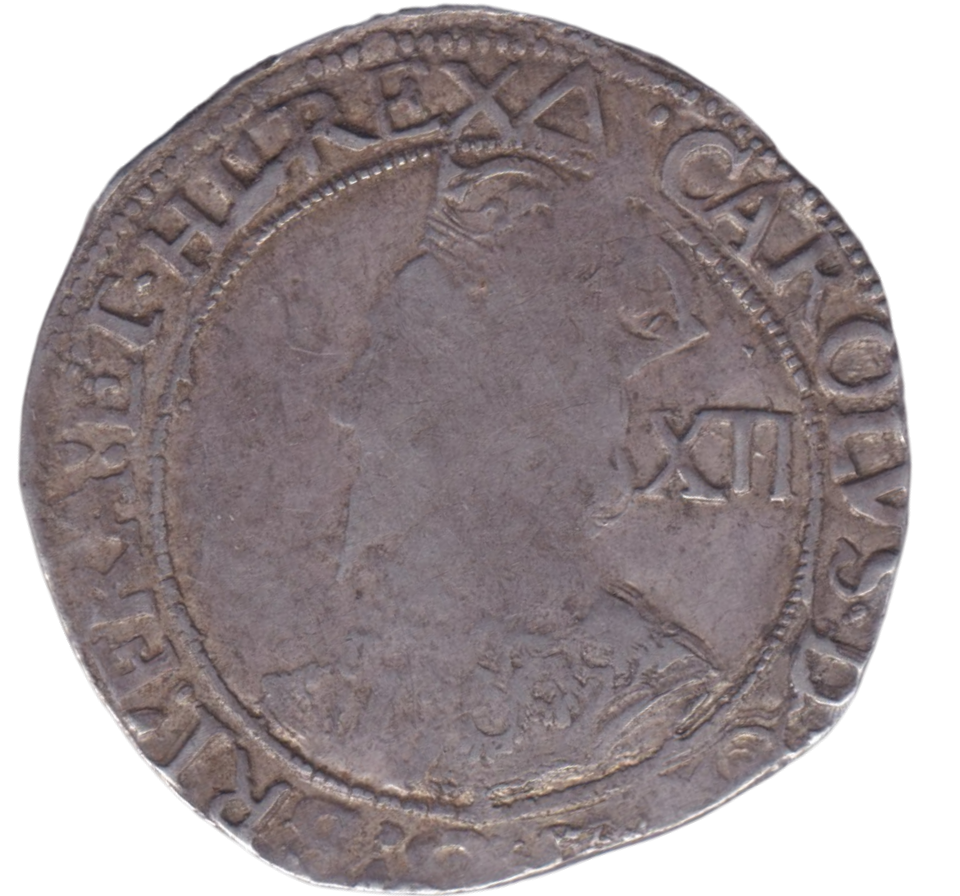 1642 SILVER SHILLING CHARLES I YORK MINT