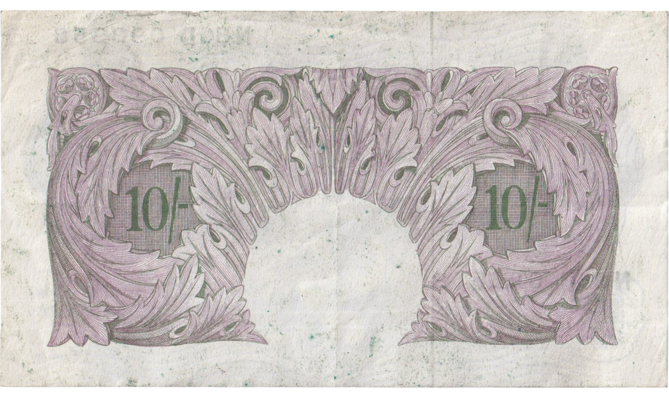 TEN SHILLINGS BANKNOTE PEPPIATT REF SHILL-72