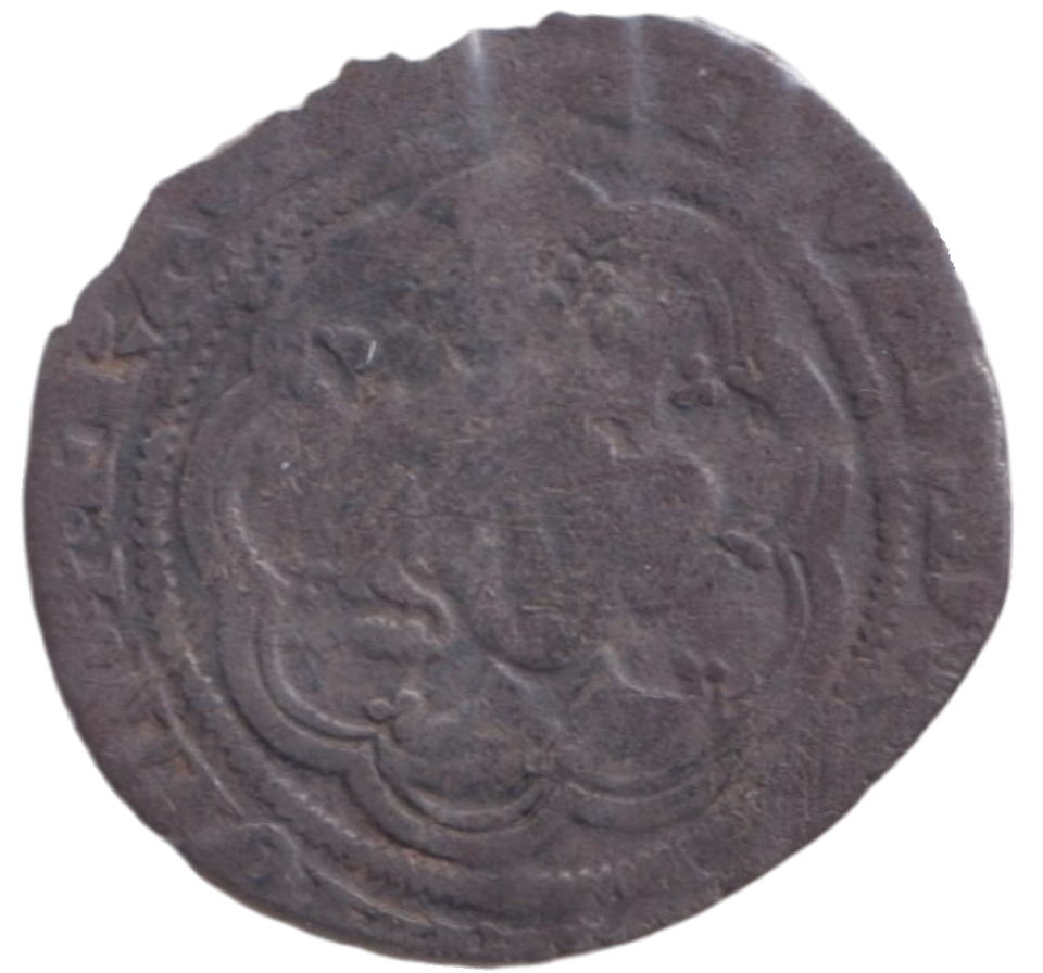 1327-1377 SILVER HALF GROAT EDWARD III LONDON MINT