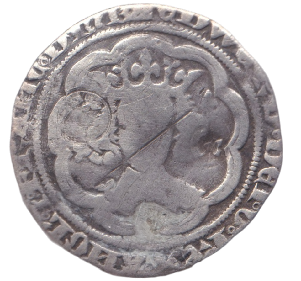 1327-1377 SILVER GROAT EDWARD III LONDON MINT