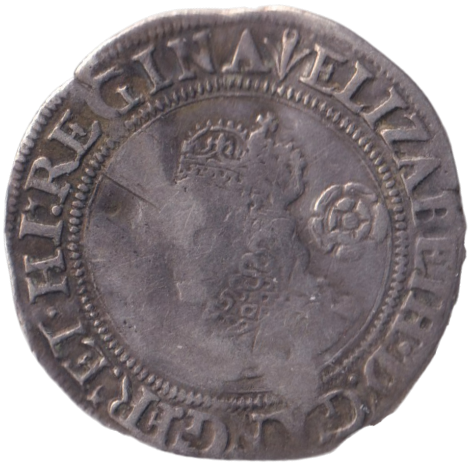 1561 SILVER SIXPENCE ELIZABETH I