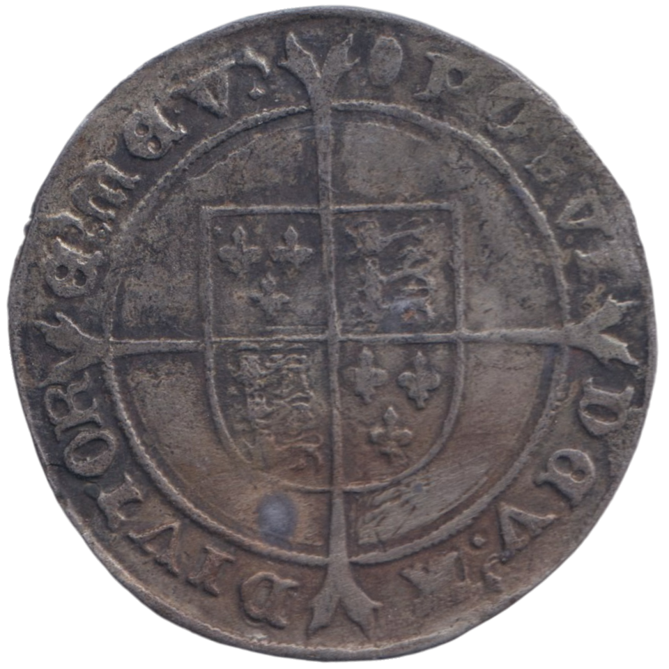 1551 SILVER SHILLING EDWARD VI