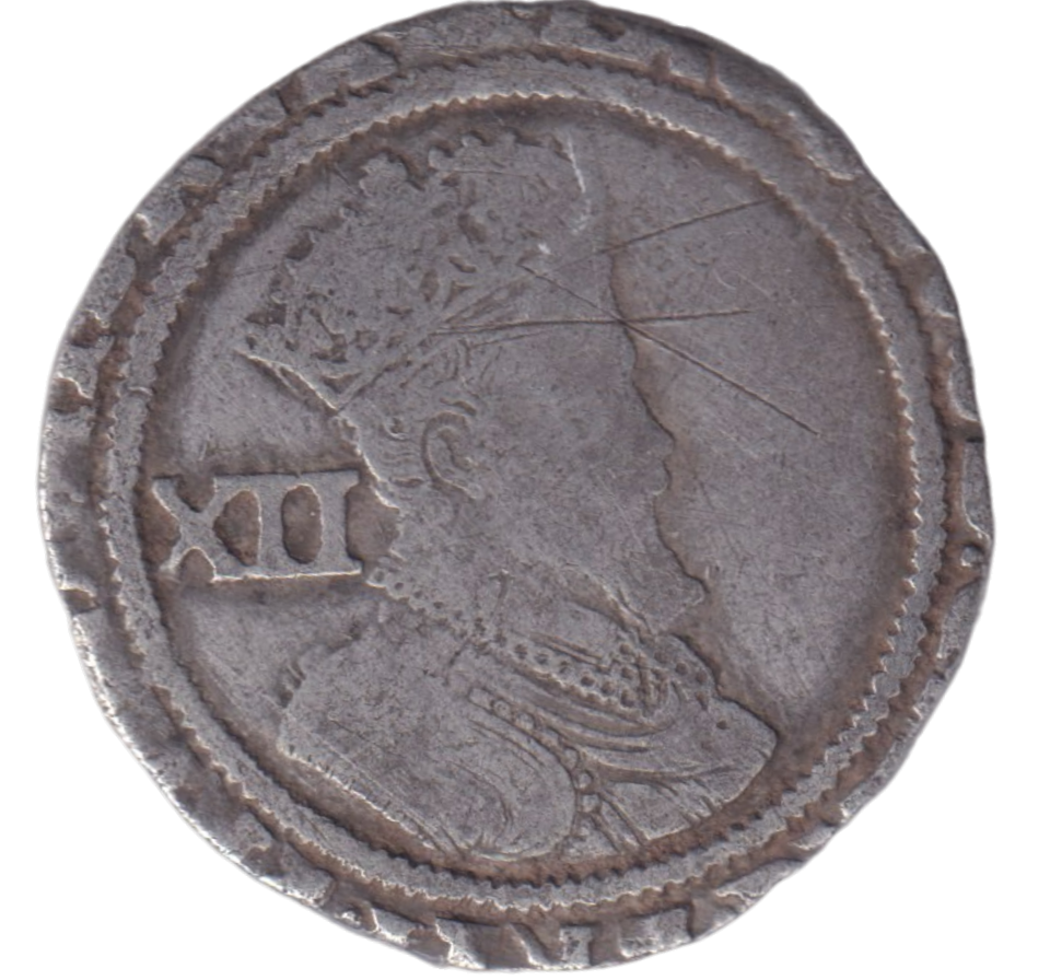 1603 SILVER SHILLING JAMES I CLIPPED