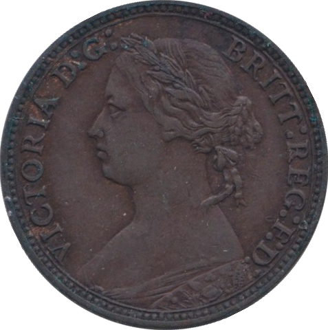 1878 FARTHING ( GVF )