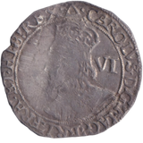 1639 SILVER SIXPENCE CHARLES I