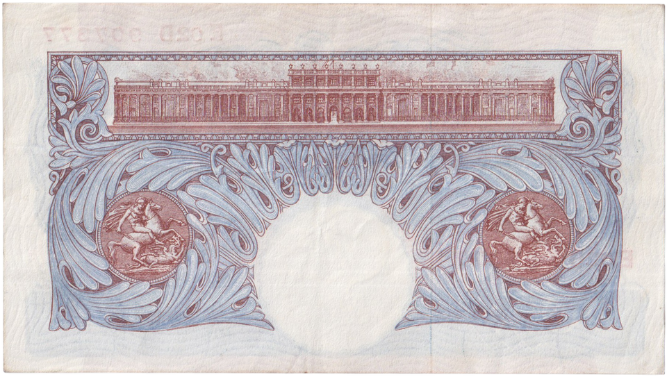 ONE POUND BANKNOTE BANK OF ENGLAND PEPPIATT £1-205