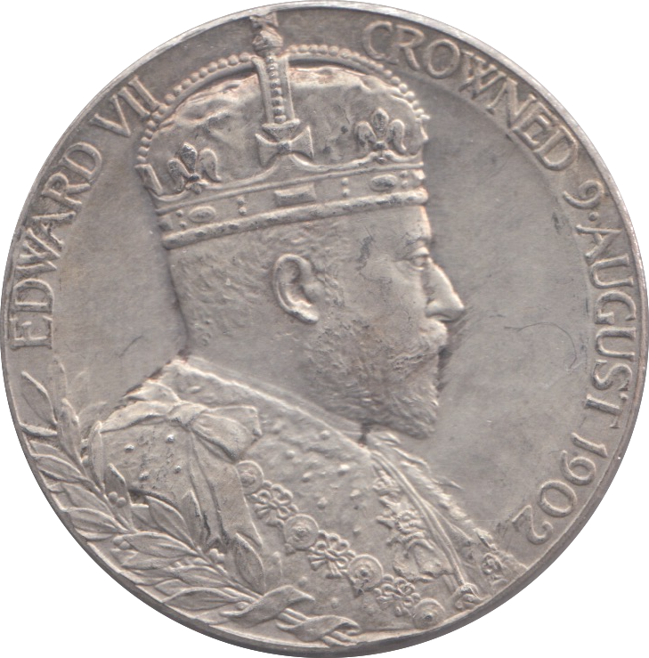 1902 SILVER COMMEMORATIVE COIN EDWARD VII