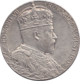 1902 SILVER COMMEMORATIVE COIN EDWARD VII