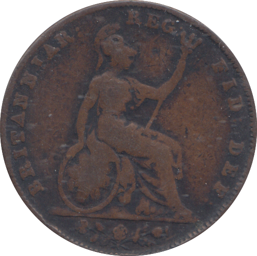 1843 FARTHING ( FINE )