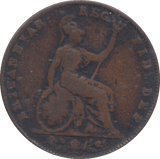 1843 FARTHING ( FINE )