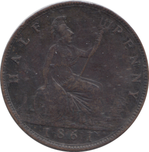 1861 HALFPENNY ( GF )