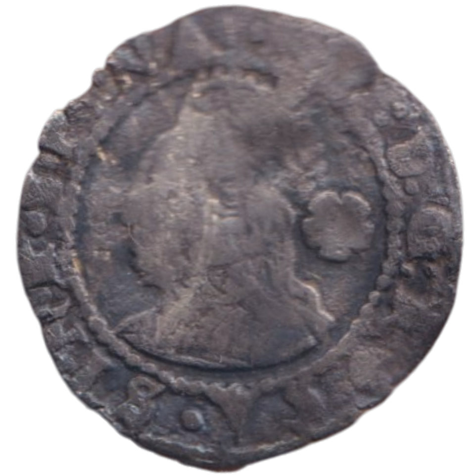 1575 SILVER HALF GROAT ELIZABETH I