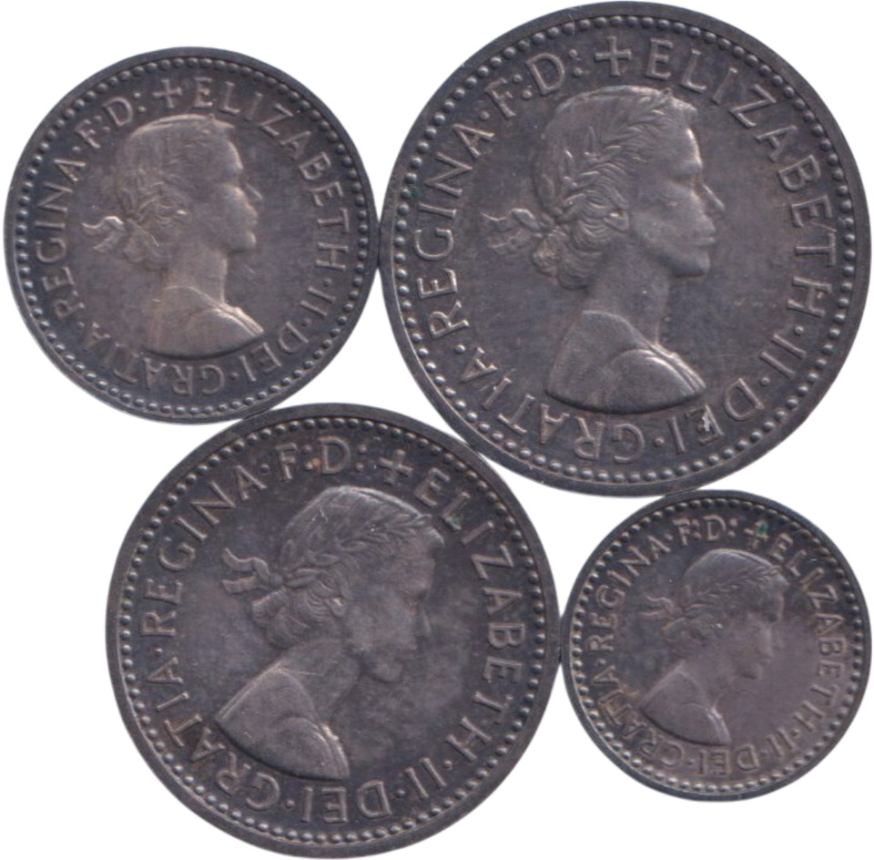 1962 MAUNDY SET ( UNC )