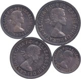 1962 MAUNDY SET ( UNC )
