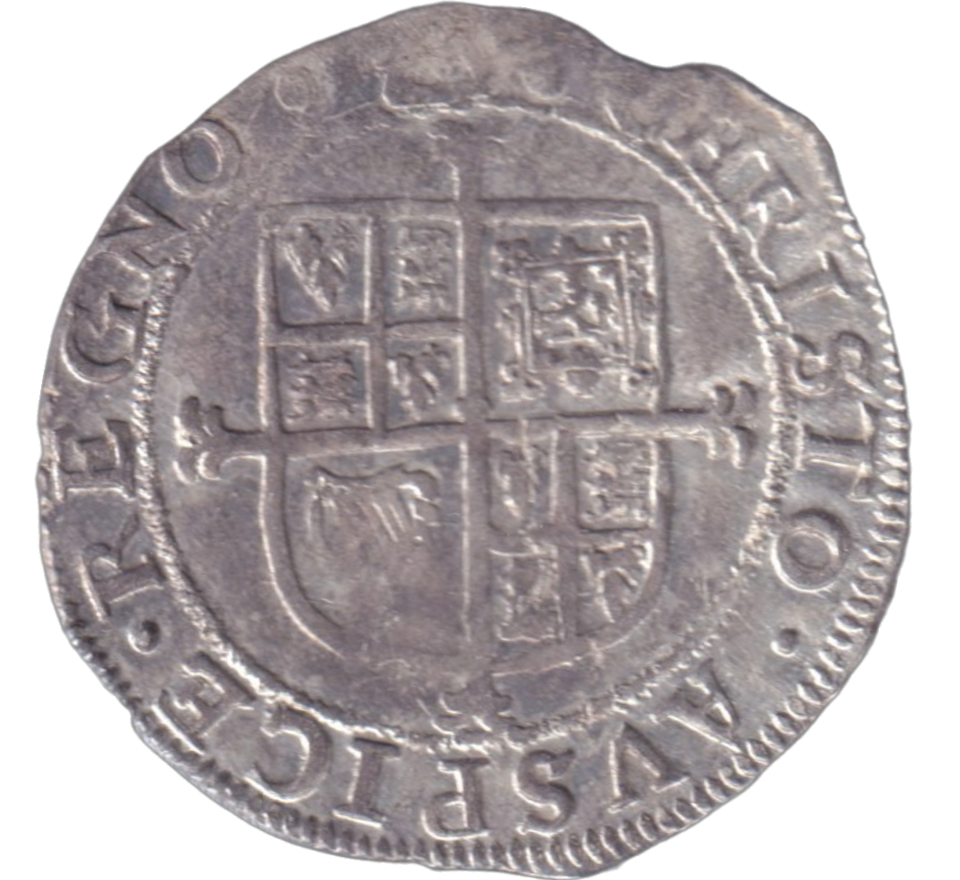 1639 SILVER SIXPENCE CHARLES IST