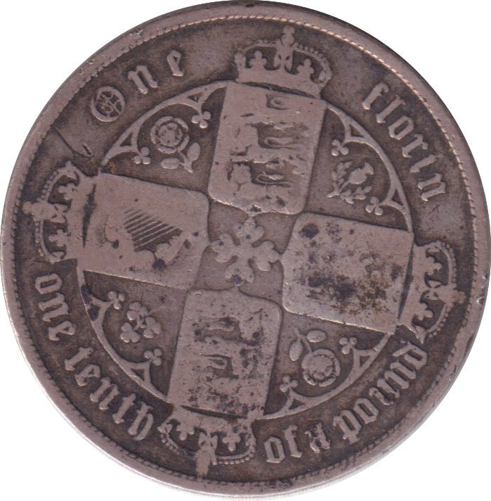 1853 FLORIN ( FINE )